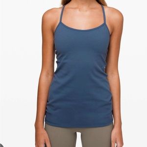 Lululemon blue power y tank